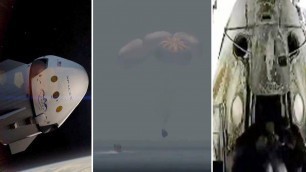 paceX Capsule With 2 NASA Astronauts Safely Return to Earth | Oneindia Telugu