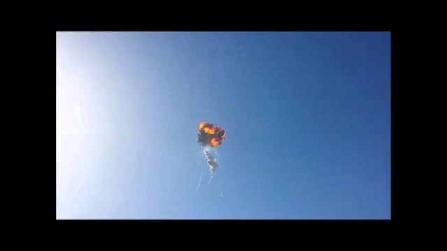 SpaceX Falcon 9-R Dev1 Explosion
