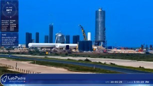 SpaceX Starship assembly 24h timelapse 2020-07-09