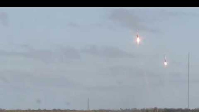 SpaceX Falcon Heavy Demo Launch and Landing
