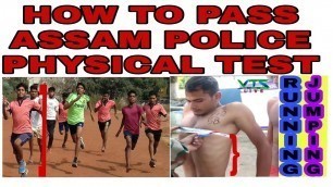 'Assam Police Fitness test live'