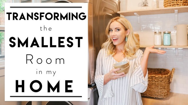 INTERIOR DESIGN | How to Decorate & Organize a Small Room | House to Home Laundry Room