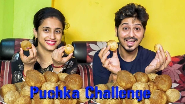 'Puchka Challenge | Pani Puri Golgappa Eating Competition | Smart Beauty channel | Samrat&priya |'