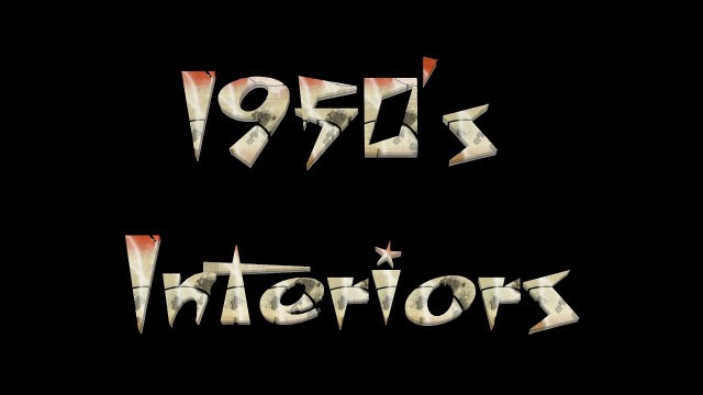 Mid Century Modern 1950's Interiors 4K Visual Learning.
