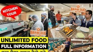 'Barbeque Nation Unlimited Buffet Lunch Dinner !  Unlimited Food in Delhi ! Indian Food Vlogs'