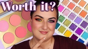'Mikayla X Glamlite Palette & Jaclyn Cosmetics Bougie Rouge Blushes Review!'
