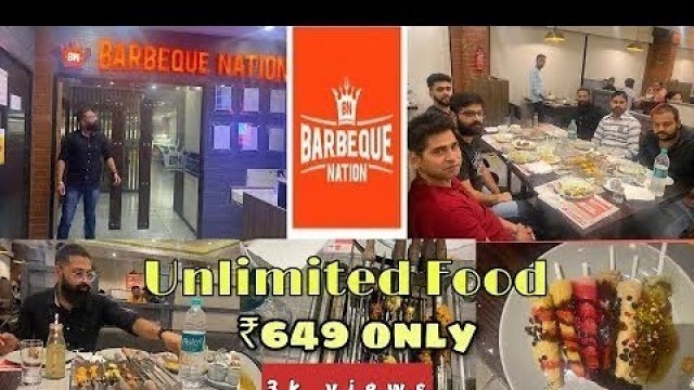 'BARBEQUE NATION ambala || Unlimited Food With Friends in just 649₹|| best place to celebrate ||'