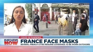Coronavirus: France makes masks mandatory in some outdoor public spaces