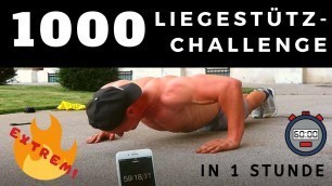 '1000 LIEGESTÜTZE IN 1 STUNDE WIE SASCHA HUBER - SCHAFF ICH ES ODER GEBE ICH AUF?'