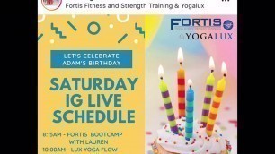'LUX Yoga Flow with Emily - 3/27/2020 - At Home Workout - Fortis Fitness & YOGALUX'
