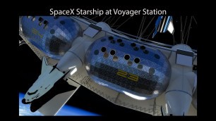 SpaceX Starship at Voyager Station:Station Construction