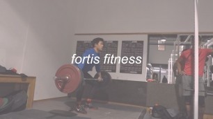 'trying out FORTIS FITNESS'