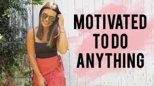 '5 Ways To MOTIVATE Yourself To Do Anything | Rylie Lane'