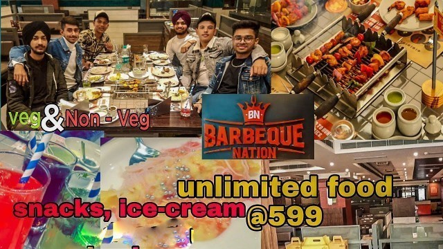 'Barbeque Nation ,Curo high Street, birthday party , unlimited buffet @599 @barbecuenation #vlog1'