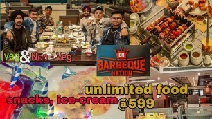 'Barbeque Nation ,Curo high Street, birthday party , unlimited buffet @599  @barbecuenation #vlog1'