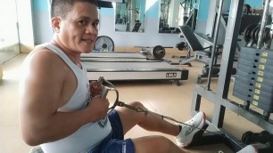 'Back work outs @ Fortis gym basak lapu2 city cebu.'