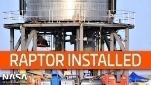 SpaceX Boca Chica - SN27 Raptor Installed - Mystery Dome in work