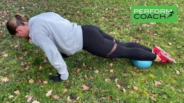'PERFORM COACH- Gainage avec un ballon de Gym'