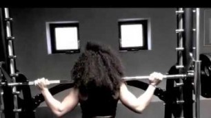 'Fitness Babes Training Legs Hardcore Motivation'