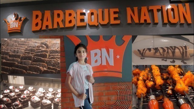 'Barbeque nation Buffet vlog|| Kotha pet||తిన్నవారికి తిన్నంత భోజనం||unlimited BBQ buffet|'