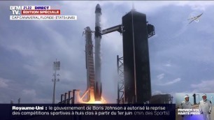 Revivez le lancement historique du premier vol habité de SpaceX