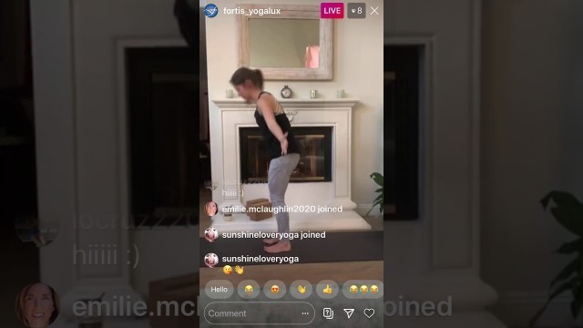 'LUX Sunset Yoga with Emily - At Home Workout - 5/4/2020 - Fortis Fitness & YOGALUX'
