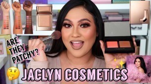 'NEW JACLYN COSMETICS COLLECTION | FULL REVIEW | BRONZER/ BLUSHING DUO | SWATCHES | DEMO |'