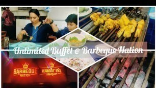 'Unlimited Buffet @ Barbeque Nation Indiranagar ||Food vlog||1st day out of 2022||My Saffron\'s World'