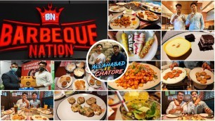 'Unlimited Fooding at Barbeque Nation || Prayagraj Outlet || Allahabad ke chatore'