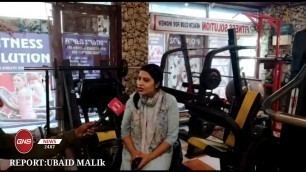 'FIRST KASHMIRI FEMALE GYM TRAINER ALIYA BHAT'