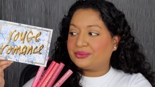 'Jaclyn Cosmetics Bougie Rouge Collection Review and Demo'