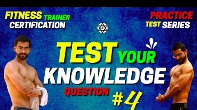 'Question 4 || Fitness Trainer Certification Exam Questions || Practice Test Series'