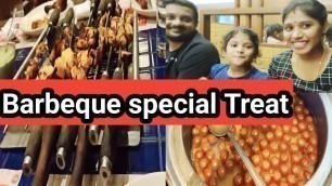 '1k Subscribers Special Treat | Barbeque nation vlog | Coimbatore | Unlimited food'