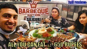 'Barbeque Nation sevoke road Siliguri || Full review of all you can eat buffet at 650 rupees.'