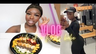 'VLOG#10: I am now a fitness babe with a PT, new make up haul, night skin care &more'