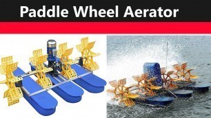 '(paddle wheel aerator) প্যাডেল হুইল এয়ারেটর । north land agro business'