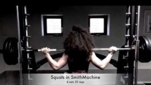 'Fitness Babes training Legs! Hardcore motivation'