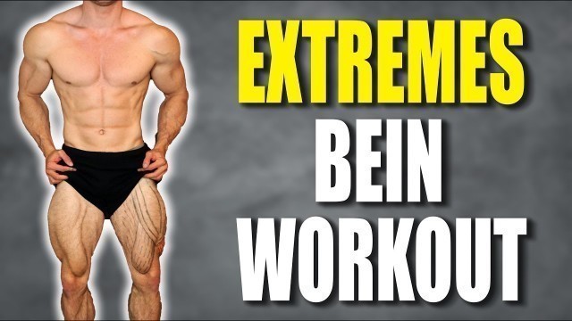'Schnellster Muskelaufbau für die Beine | Workout im Hypertrophiebereich'