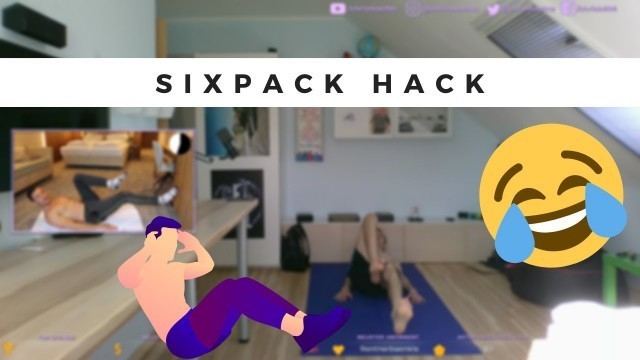 'Lappen macht Sascha Huber Extremes 5 Minuten unteres Sixpack Workout
