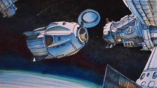 Crew Demo-2#spaceX#nasa#ink pen#marker#painting