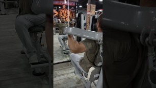 'Shoulder press machine.'