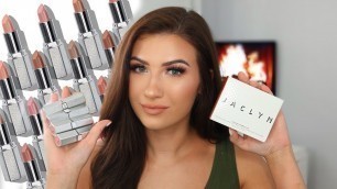 'JACLYN COSMETICS LIPSTICK | Lip Swatches + Review'