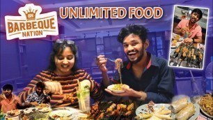 'BARBEQUE NATION Vlog // Unlimited Food #hyderabad #Achyuthnanu'