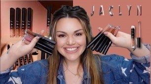 'Jaclyn Cosmetics Poutspoken Lip Swatches'