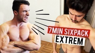 'ZERSTÖRT MICH SASCHA HUBER!? 7min Sixpack Workout'