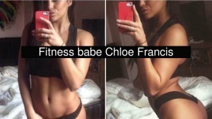 'Fitness babe Chloe Francis'