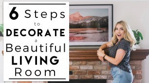 INTERIOR DESIGN | How to Decorate a Beautiful and Cozy Living Room | House to Home
