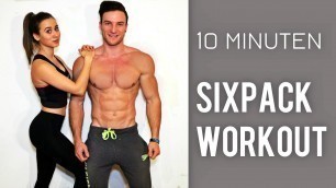 'SIXPACK WORKOUT mit meiner FREUNDIN | Partner Home Workout'