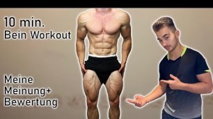 'Ich BEWERTE das Beine Kombi Workout von Sascha Huber I AleForte'