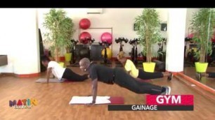'#Matinbonheur Gym: Comment faire le Gainage?  par le coach Fabrice'